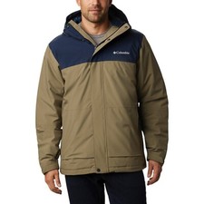 Columbia X1814 Mens Green/Navy Horizon Explorer Insulated Jacket Size S picture