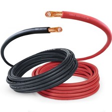 TEMCo 3/0 Gauge AWG 150 Ft Black + 150 Ft Red Flexible Copper USA Welding Cable picture