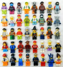 LEGO Random Minifigure LOT of 10x BRAND NEW GENUINE City Town Space Castle BULK picture