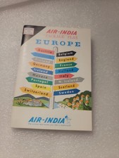 Vintage AIR INDIA Package Plan to Europe 1961-62 American Express picture