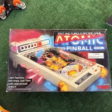 Vintage 1979 Tomy Atomic Arcade Pinball Tabletop Electronic Game Tested Working picture