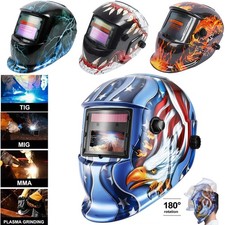 True Color Solar Auto Darkening Welding Helmet Arc Tig Mig Grinding Hood picture