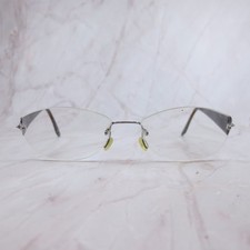 Lindberg Spirit Titanium Rimless Eyeglasses Brown Silver Denmark T50-135 picture