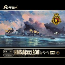 Flyhawk FH1110S 1/700 Scale HMS Cruiser Ajax 1939 [Deluxe Edition] Model Kit picture