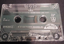 NWA Maxi Single Cassette Street Side Gangsta Gangsta Radio Side Quiet on Tha Set picture