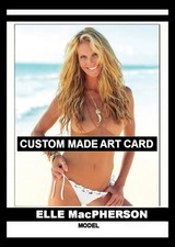 Elle MacPherson  Model Art Card Blank Back All New picture