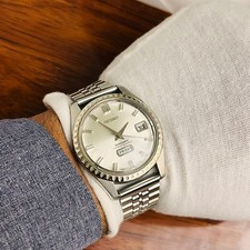 Vintage 1966 Seiko Seikomatic Weekdater 6206-8160 26J Automatic F Type Japan picture
