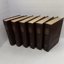 Vintage 1927-1931 National Geographic Magazine Hardback Book Set Of 6 picture