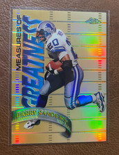 1998 topps chrome barry sanders refractor measures of greatness picture