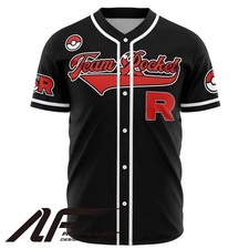 Team Rocket Baseball Jersey | Pokemon Anime Jersey picture