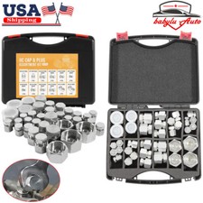 128PCS JIC and ORFS Hydraulic Cap and Plug Hose Tube and Pipe Fitting Kits picture
