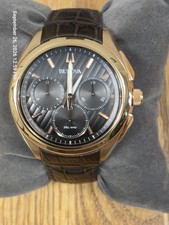 Bulova Curv Chronograph Leather Mens Watch 97A124 picture