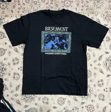 Basement Band UK hardcore ShortSleeve Black Shirt Cotton Full Size S-5XL picture