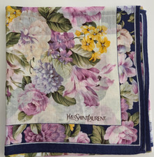 Vintage YSL Yves Saint Laurent Handkerchief 18