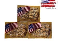 Half Wild American Wisconsin 7 years Ginseng 正宗美国威州半野生花旗參圆泡参-U.S Seller picture