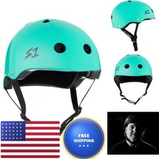 S1 Lifer Helmet for Skateboarding BMX Roller Skating - Lagoon Gloss Medium picture