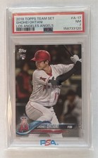 2018 Topps Team Set #A-17 Shohei Ohtani RC PSA 7 NM Near Mint Rookie LA Angels  picture