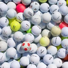 100 Hit-Away / Shag Golf Balls [ Assorted Brands ] -  picture