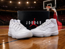 Men's Comme des Garçons x Jordan 11 All White 2026 Size US 🔥SALE DEAL picture