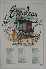 Everclear JSA Signed Autograph 12 x 18 Poster Lithograph picture
