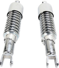 Emgo Chrome Motorcycle Shorty Rear Shocks Eye to Clevis 290mm (11.4