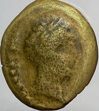 Celtic 154BC-133BC Oretani People Ancient Bronze Iberian Coin Castilo Scarce picture