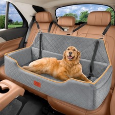 XIEEAOZEE Large Dog Car Seat for Dods Under 100 Lbs, Memory Foam Dog Car Bed ... picture