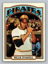 1972 Topps #447 Willie Stargell Pittsburgh Pirates HOF Vintage Baseball Card VG picture