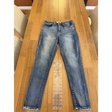 BKE Billie High Rise Ankle Skinny Jeans - Medium Wash Stretch Denim 29 picture