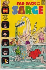 42489: HARVEY COMICS SAD SACK AND THE SARGE #97 VG Grade picture