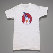 Vintage 70s Statue Of Liberty Graphic TShirt 1970s Counterculture Satire Art Tee picture