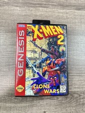 X-Men 2 Clone Wars Custom Game Case For Sega Genesis  *NO GAME* picture