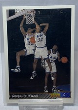 1992 Upper Deck International Shaquille O’Neal RC #220 Italian Text picture