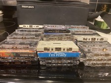 Vintage Mixed Cassette Tapes Lot Hip Hop, Oldies, Sound Tracks With Case /strap picture