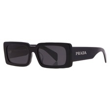 Prada Dark Grey Rectangular Ladies Eyeglasses PR A07SF 1AB5S0 54 PR A07SF 1AB5S0 picture
