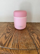 Mira Pink Insulated Food Container, Stainless Steel Cylinder, Screw Lid 3x4.5