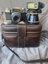 Vintage Zeiss Ikon Contraflex 35mm SLR Camera with Accessories (Untested) picture