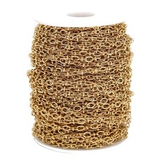 3meters Silver/Gold Stainless Steel Knot Link Chain Findings picture
