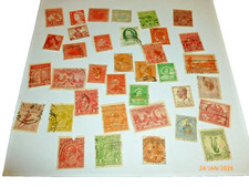 EARLY 35 pc  AUSTRALIA South Western QUEENSLAND VICTORIA STAMP LOT CANCELS SWANS picture