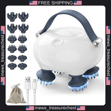 Scalp Massager with Tangle-Free Silicone Heads, 3 Speeds, Up to 120 Min Battery picture