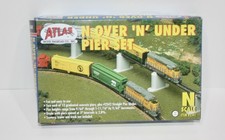 Atlas N Gauge Over 'N' Under Pier Set Sealed Box -  picture