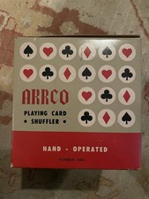 Vintage NOS Arrco Playing Card Shuffler Hand Operated picture
