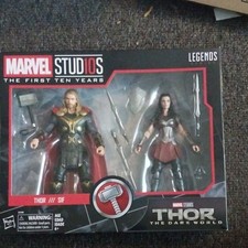 Marvel Legends The First Ten Years Thor: The Dark World Thor & Sif Set w/ Hammer picture