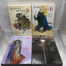 Vampire Hunter D Volumes 1-4 Hideyuki Kikuchi Book Lot picture
