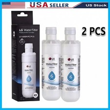 2 Pack LG LT1000P Refresh Refrigerator Ice Water Filter ADQ747935 GF-D706BSL USA picture