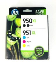 5-PACK HP GENUINE 950XL Black & 951XL Color Ink OFFICEJET PRO 8630 SEALED Box picture