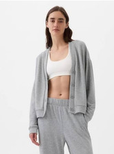NWT GAP Cloudlight Oversized Cardigan in Light Heather Gray Size XL picture