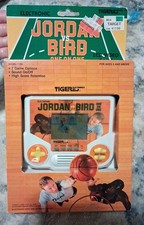 1988 Tiger Electronics Jordan vs Bird One on One LCD Handheld Game NIB picture