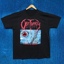 Obituary Cause of Death Album Art Poster Death Metal Tee XL picture