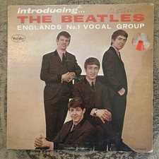 1964 Beatles Introducing VJLP 1062 MONO RARE TRANSITION COPY V1 DISC / V2 COVER picture